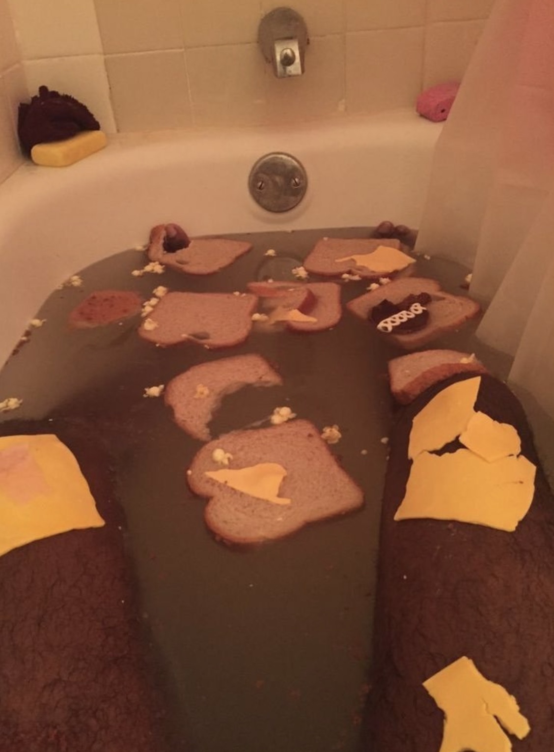 sandwich in the bathtub - 1000 Of